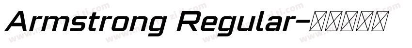 Armstrong Regular字体转换